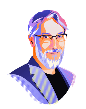 LEAP26 Headshot illustrations_Iain King