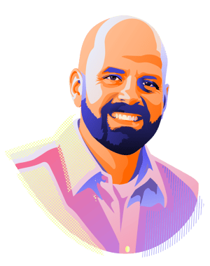 LEAP26 Headshot illustrations_Justin Wells