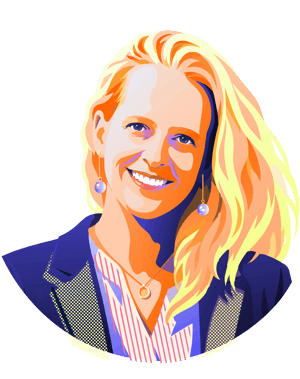 LEAP26 Headshot illustrations_Marielle Veldhuizen-de Vries
