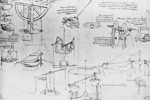 Leonardo Drawings BW